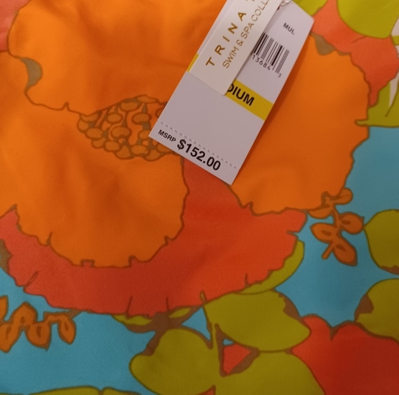 TRINA TURK, Tunic for the beach, floral tunic for women - Picture 4 of 4